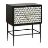 Nachtkastje Brendola Bone inlay 60 x 40 cm - Loft24.nl