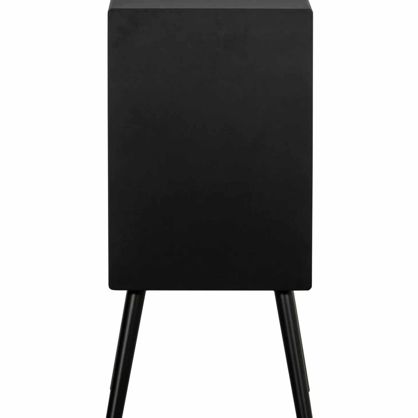 Nachtkastje Ozzy 36 x 30cm, kleur Zwart - Loft24.nl