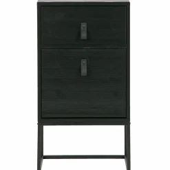 Nachtkastje Zola kleur Zwart - Loft24.nl