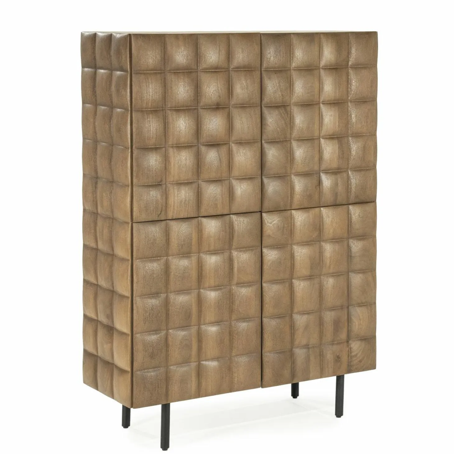 Opbergkast Felix Mangohout 147 x 109cm - Loft24.nl