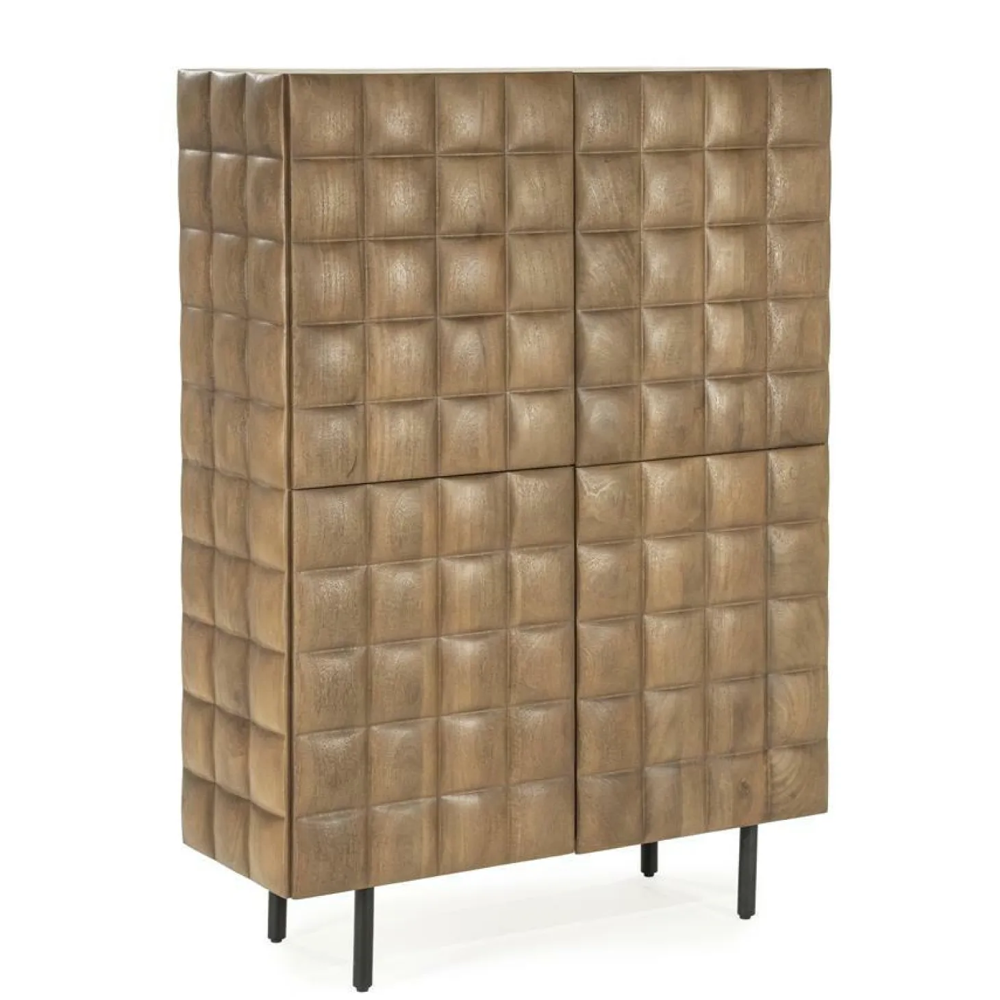 Opbergkast Felix Mangohout 147 x 109cm - Loft24.nl