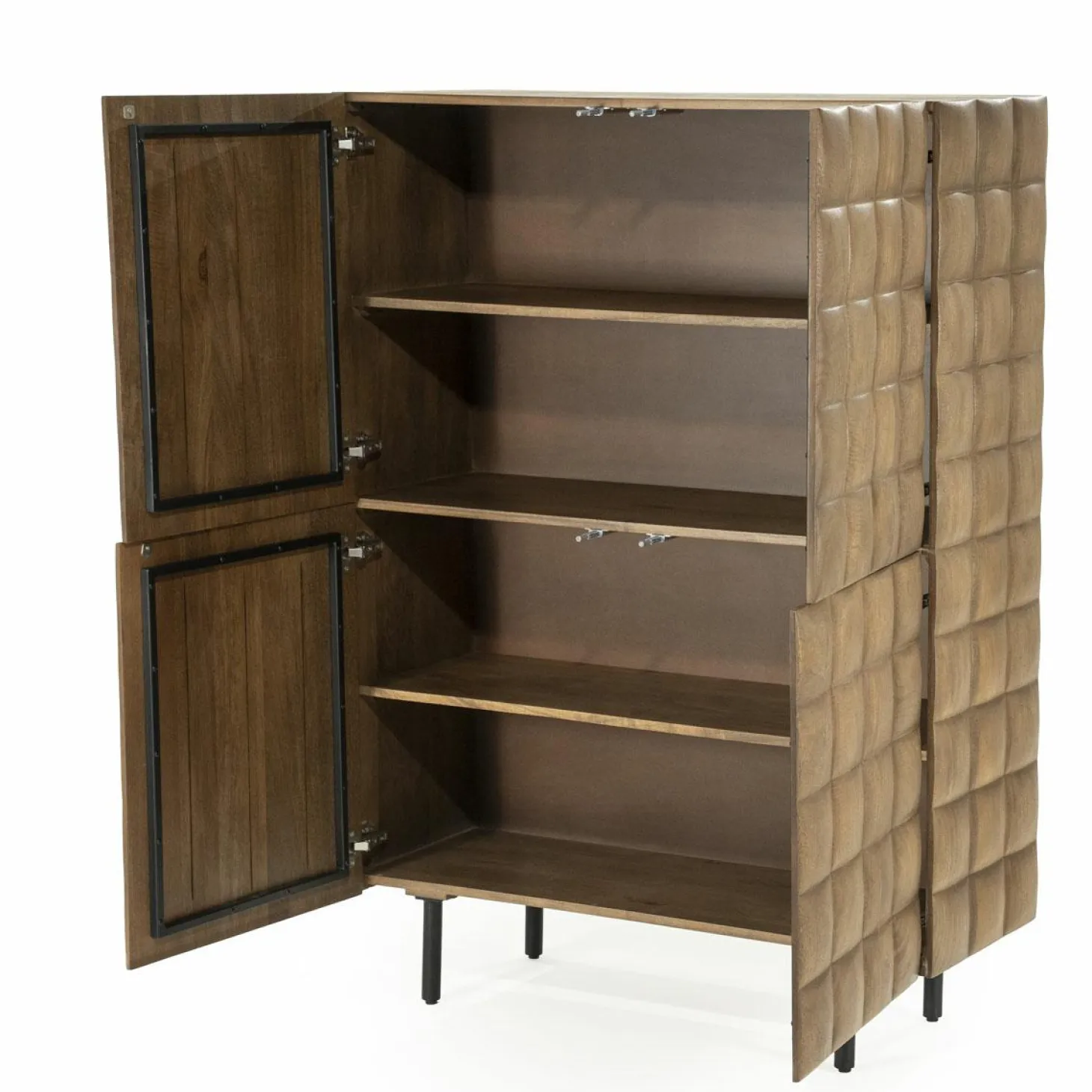 Opbergkast Felix Mangohout 147 x 109cm - Loft24.nl
