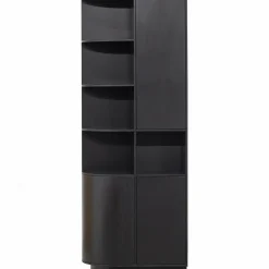 Opbergkast Finca Mat zwart, 210 x 78cm - Links - Loft24.nl