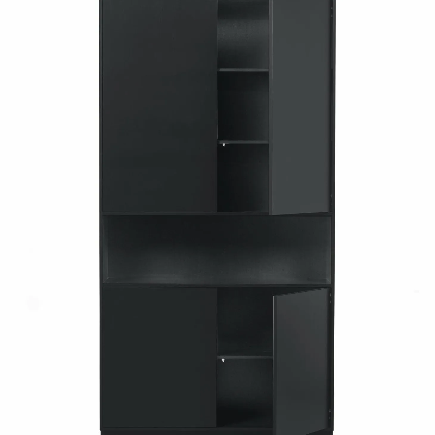 Opbergkast Finca Mat zwart, 210 x 110cm - Loft24.nl