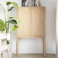 Opbergkast Harvey Eikenhout 150 x 90 cm - Naturel - Loft24.nl