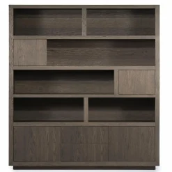 Opbergkast Helsinki Eikenhout 200 x 220 cm - Bruin - Loft24.nl