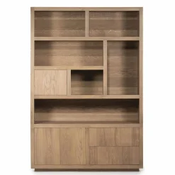 Opbergkast Helsinki Eikenhout 150 x 220 cm - Lichtbruin - Loft24.nl