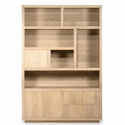 Opbergkast Helsinki Eikenhout 150 x 220 cm - Naturel - Loft24.nl