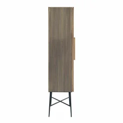 Opbergkast Ironville 75 x 182cm kleur Goud - Loft24.nl