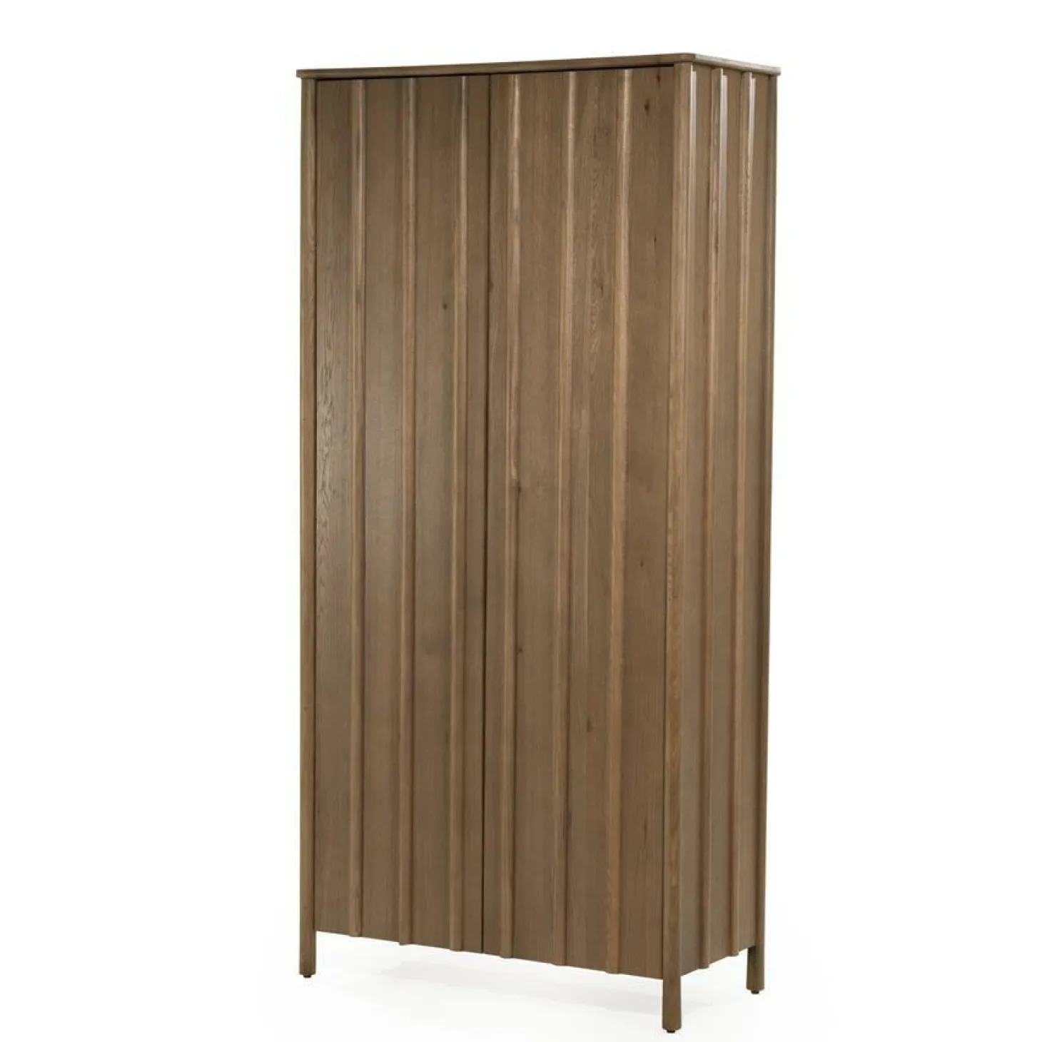 Opbergkast Jake Eikenhout 210 x 102cm - Bruin - Loft24.nl