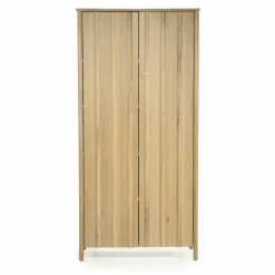 Opbergkast Jake Eikenhout 210 x 102cm - Naturel - Loft24.nl