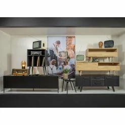 Opbergkastje James kleur Zwart - Loft24.nl