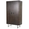 Opbergkast Remi Mangohout en Metaal 170 x 96 cm - Bruin - Loft24.nl