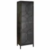 Opbergkast Stelvio Gun Metal 1 deur - Loft24.nl