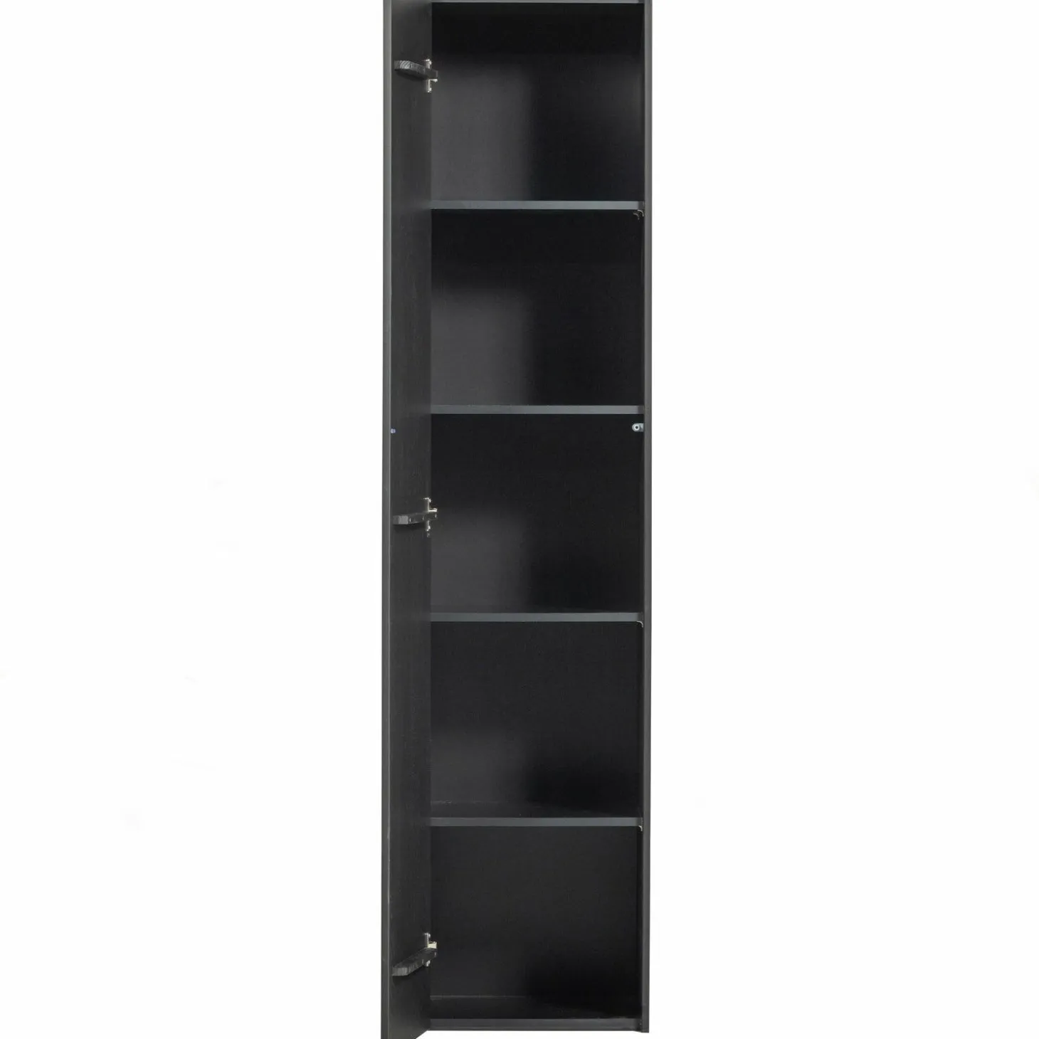 Opbergkast Teun 188 x 44cm, kleur Zwart - Loft24.nl
