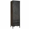 Opbergkast Ziano Visgraat 190 x 55 cm - Zwart (rechts) - Loft24.nl