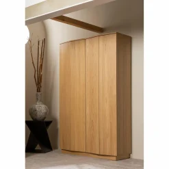 Opbergkast Zuma Eikenhout, 210 x 67cm, kleur Naturel - Loft24.nl