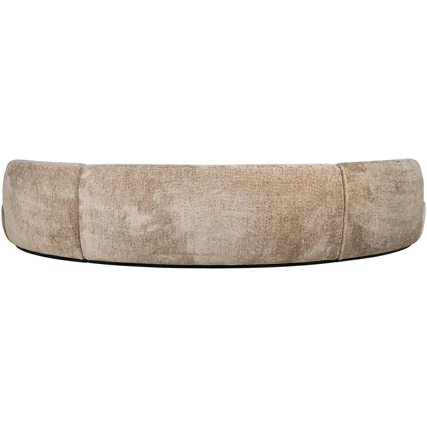 Organische Bank Colby Chenille 360cm - Naturel - Loft24.nl