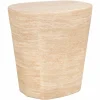 Organische Bijzettafel Fictus - Faux Travertine - Loft24.nl