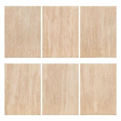 Organische Bijzettafel Fictus - Faux Travertine - Loft24.nl