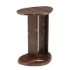 Organische Bijzettafel Lior Marmer 46 x 35cm - Loft24.nl