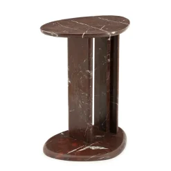 Organische Bijzettafel Lior Marmer 46 x 35cm - Loft24.nl