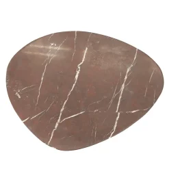 Organische Bijzettafel Lior Marmer 46 x 35cm - Loft24.nl