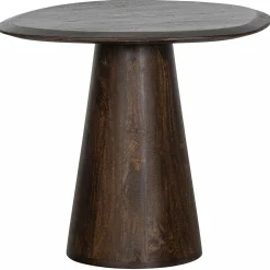 Organische Bijzettafel Posture Mangohout 60 x 50cm - Walnoot - Loft24.nl