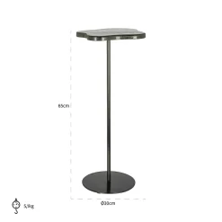 Organische Bijzettafel Tillery - Ø30 cm - Loft24.nl