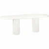 Organische Eettafel Bloomstone 260 x 120 cm - Wit - Loft24.nl