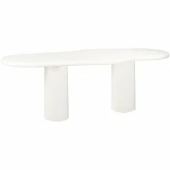 Organische Eettafel Bloomstone 260 x 120 cm - Wit - Loft24.nl