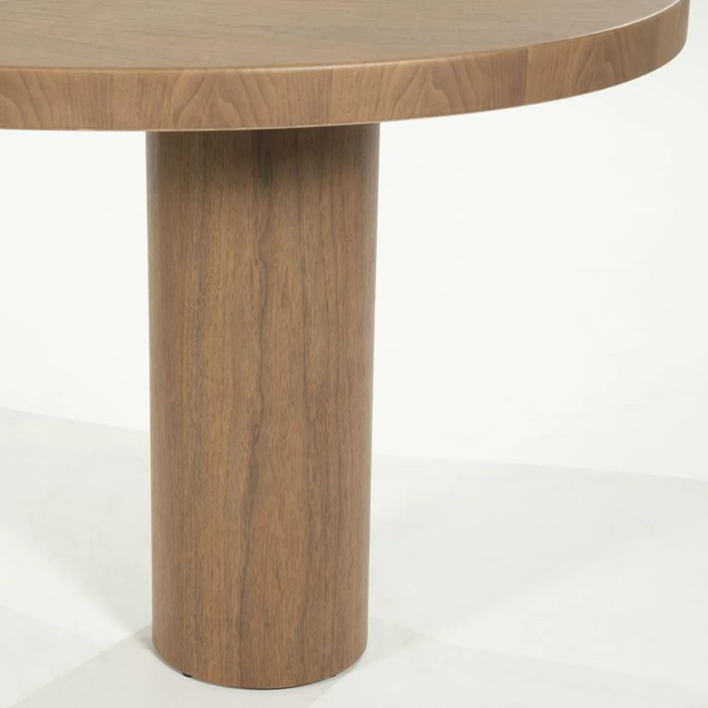 Organische Eettafel Bobbie Walnoot 215 x 110 cm - Lichtbruin - Loft24.nl
