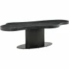 Organische Eettafel Bogor Eiken 225 x 115 cm - Dark Coffee - Loft24.nl