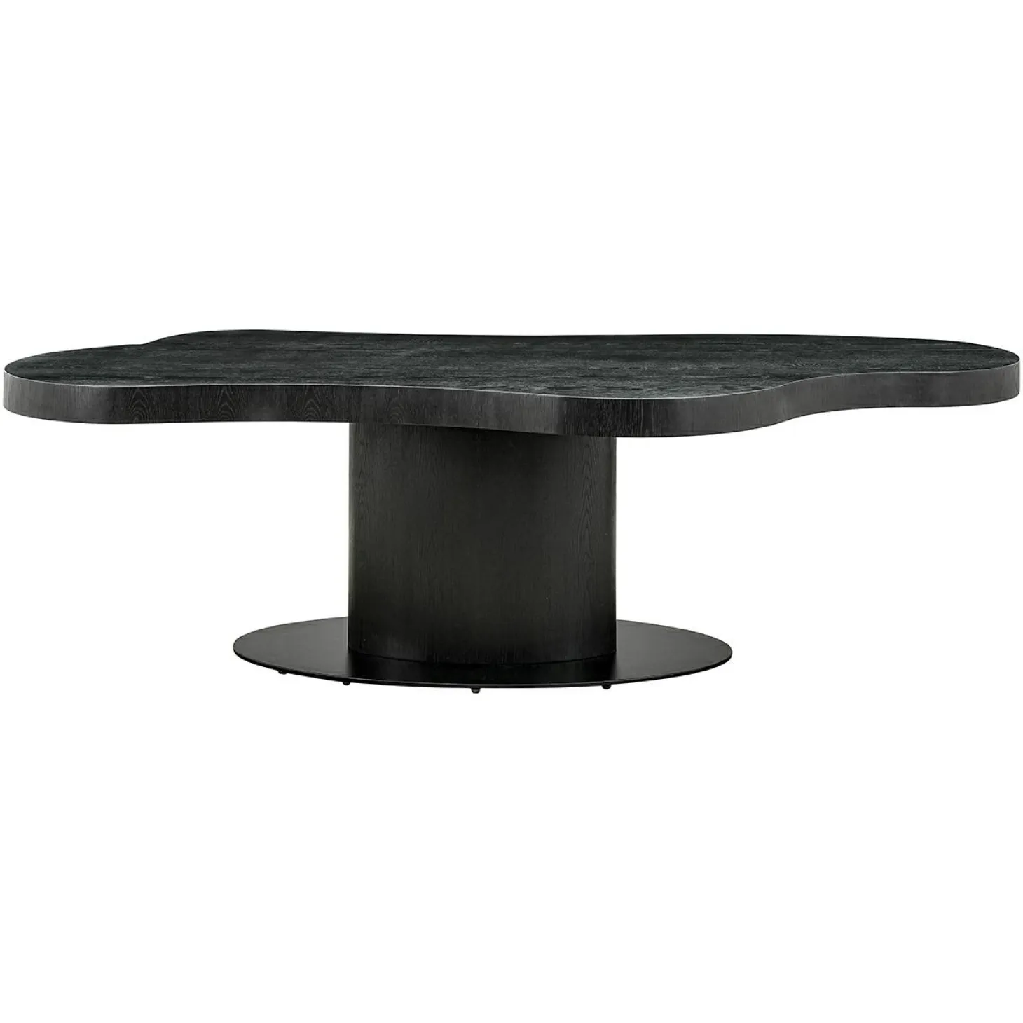 Organische Eettafel Bogor Eiken 265 x 115 cm - Dark Coffee - Loft24.nl