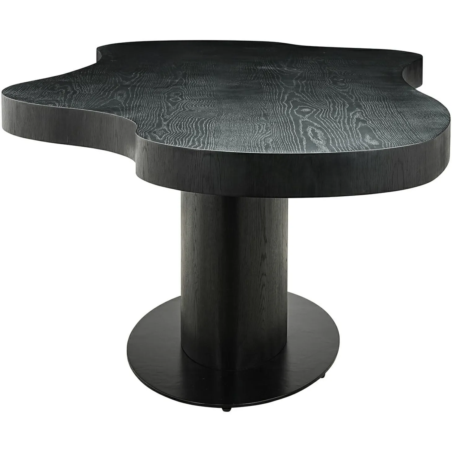 Organische Eettafel Bogor Eiken 265 x 115 cm - Dark Coffee - Loft24.nl