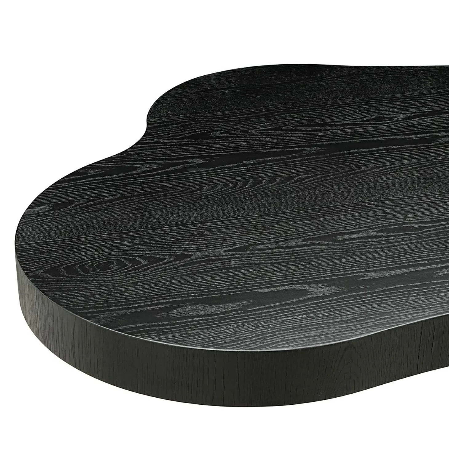 Organische Eettafel Bogor Eiken 265 x 115 cm - Dark Coffee - Loft24.nl