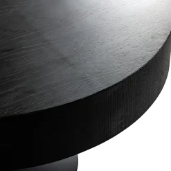 Organische Eettafel Bogor Eiken 265 x 115 cm - Dark Coffee - Loft24.nl