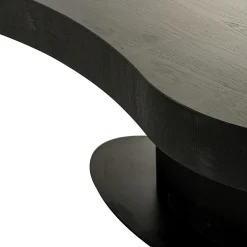 Organische Eettafel Bogor Eiken 265 x 115 cm - Dark Coffee - Loft24.nl