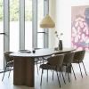 Organische Eettafel Josh 250 x 110 cm- kleur Bruin - Loft24.nl