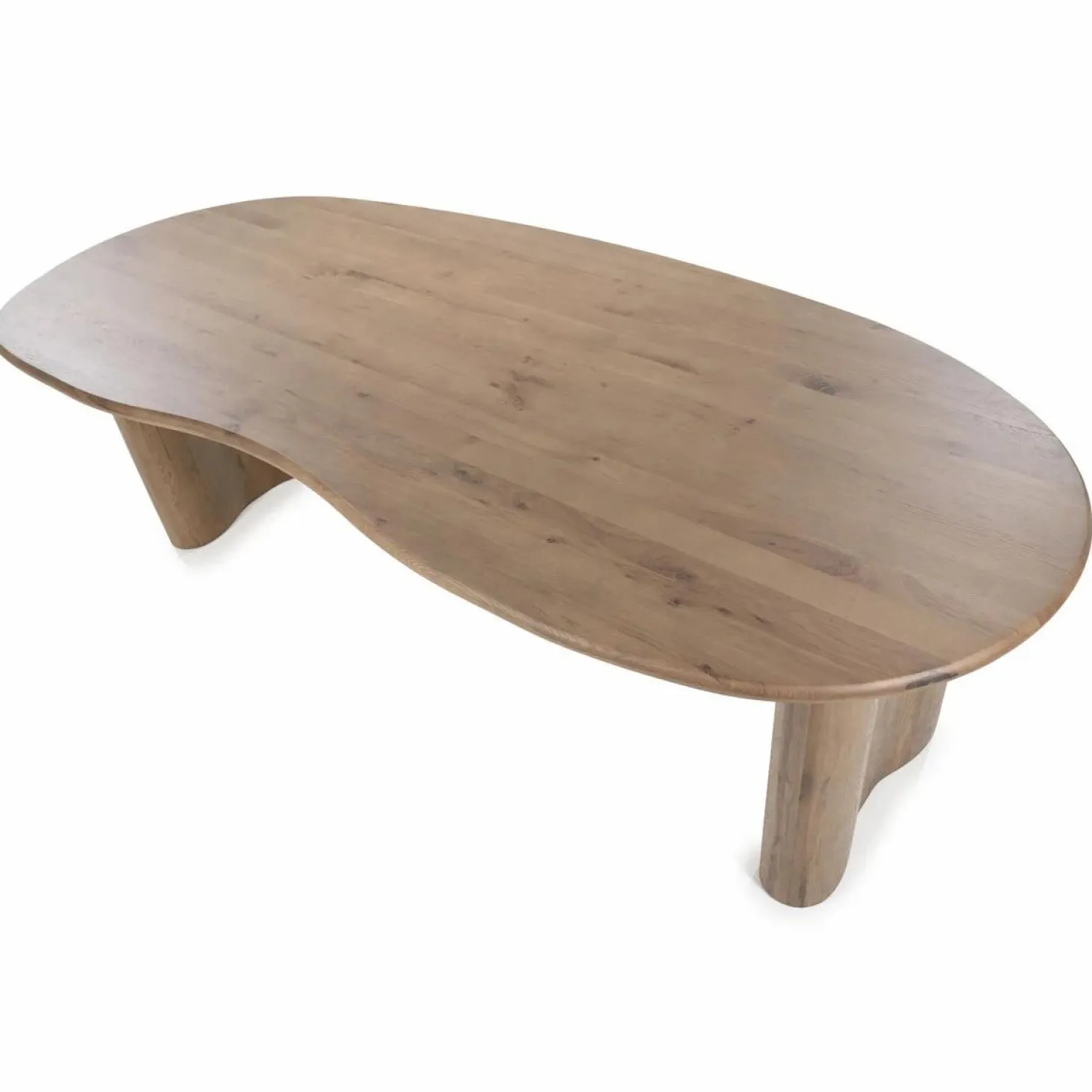 Organische Eettafel Josh 250 x 110 cm- kleur Bruin - Loft24.nl