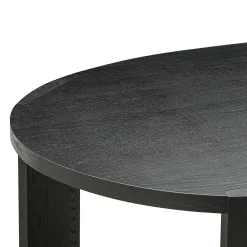 Organische Eettafel Navarino 230 x 112 cm Eiken - Zwart - Loft24.nl