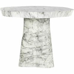 Organische Eettafel Rockyard Faux Marmer - 100 cm - Loft24.nl