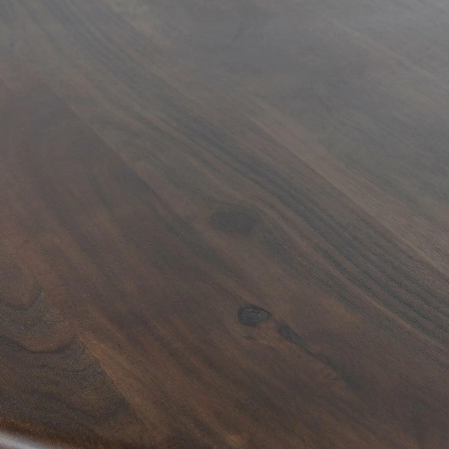 Organische Eettafel Roundly Mangohout, kleur Walnoot - 180 cm - Loft24.nl
