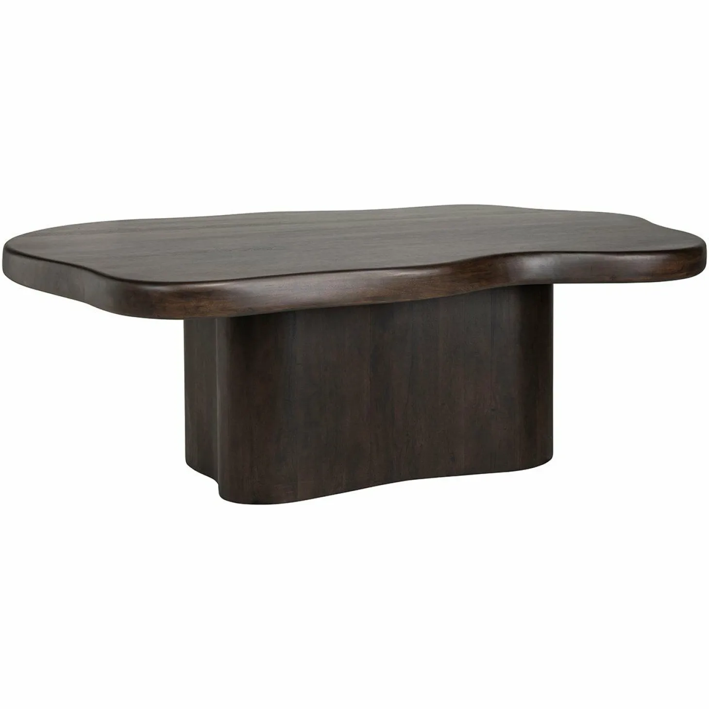 Organische Eettafel Sherman 230 x 139 cm - Bruin - Loft24.nl