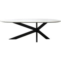Organische Eettafel Trocadero 220 x 100 cm - Marmer - Loft24.nl