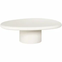 Organische Salontafel Bloomstone 110 x 90 cm - Wit - Loft24.nl
