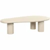 Organische Salontafel Clayton 161 x 81 cm - Beige - Loft24.nl