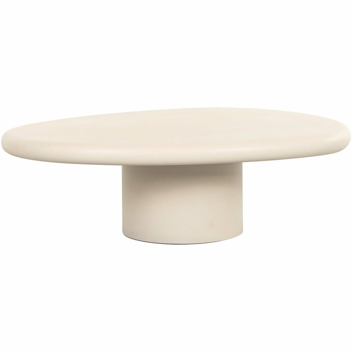 Organische Salontafel Clayton 107 x 89 cm - Beige - Loft24.nl