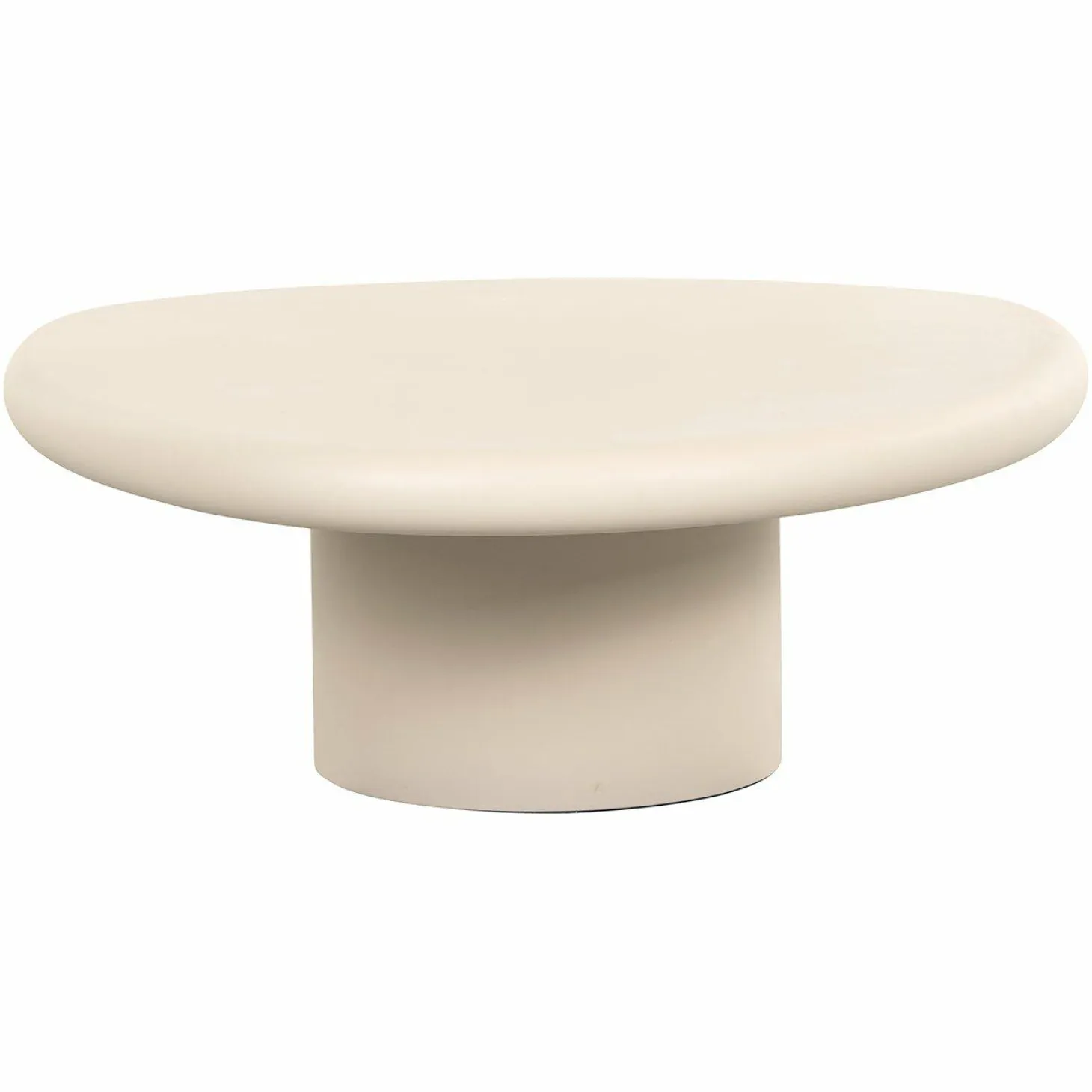 Organische Salontafel Clayton 107 x 89 cm - Beige - Loft24.nl