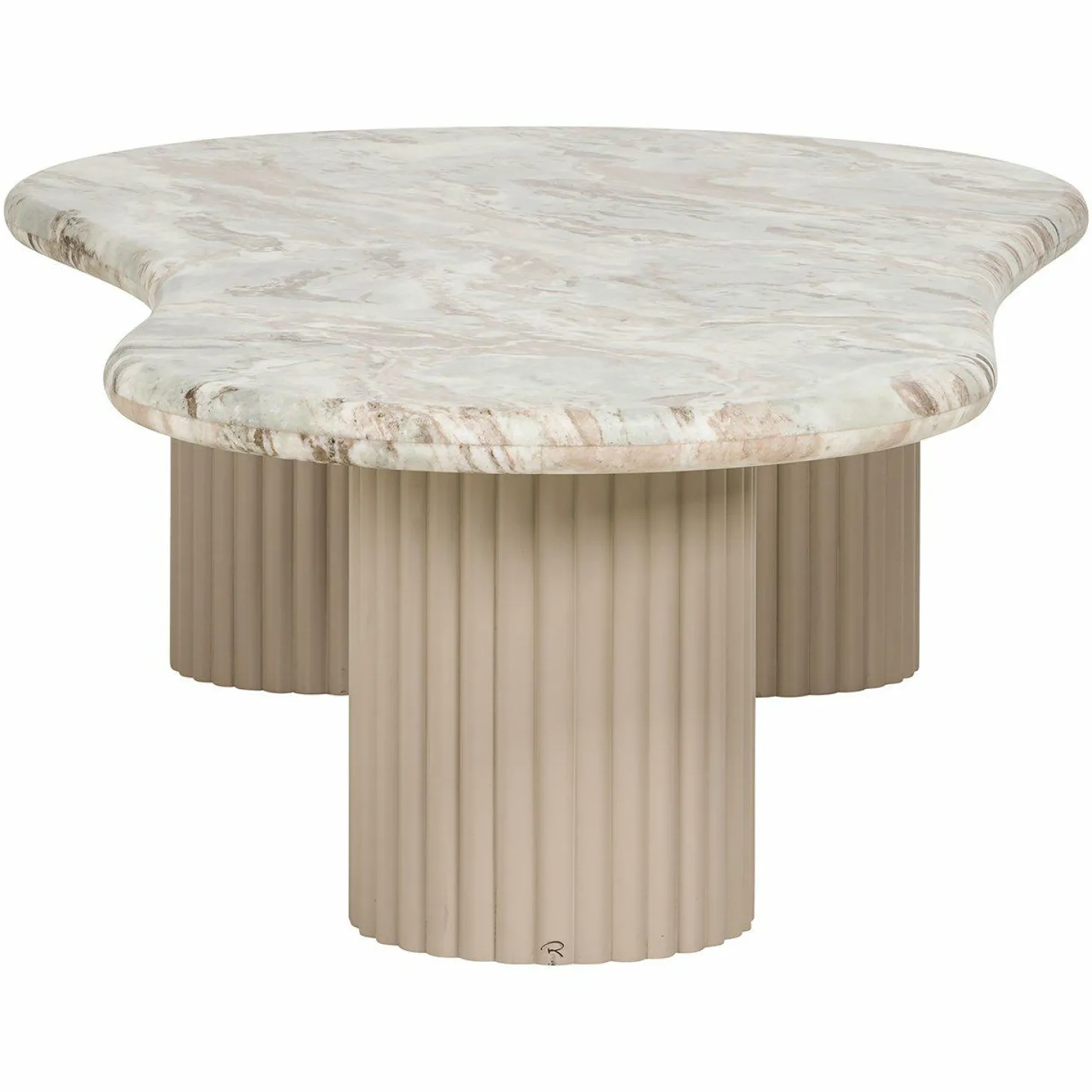 Organische Salontafel Coronel Marmer 150 x 80cm - Beige - Loft24.nl